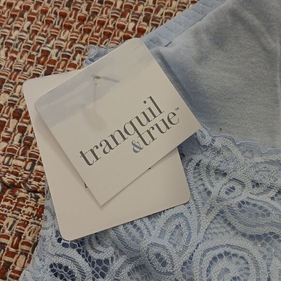 New XL Brami Tranquility & True Light Blue Lace New With Tags - Picture 5 of 5